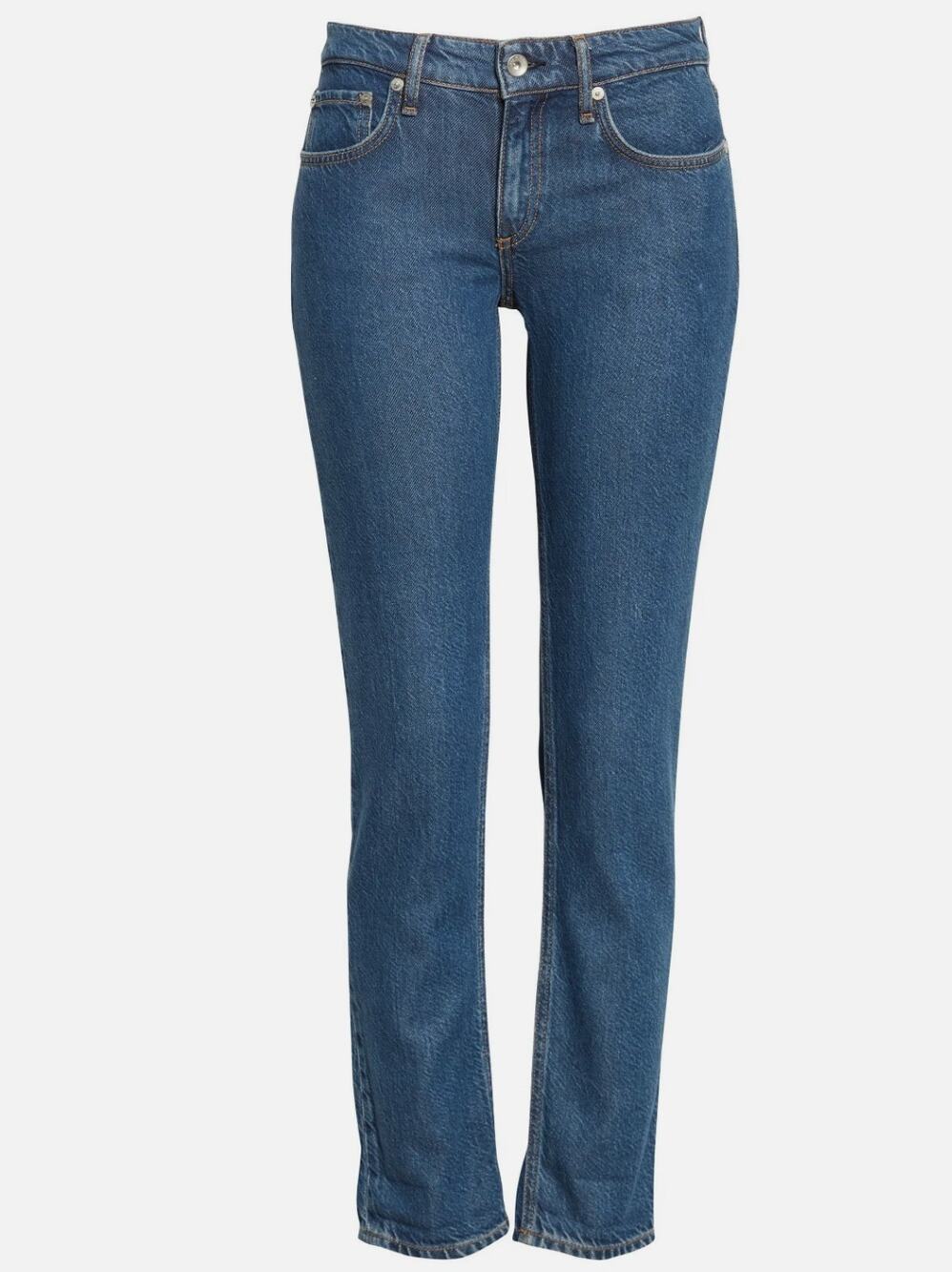 Rag & Bone Womens 27 Dre Lily Low Rise Boyfriend Featherweight Denim Jeans NWT